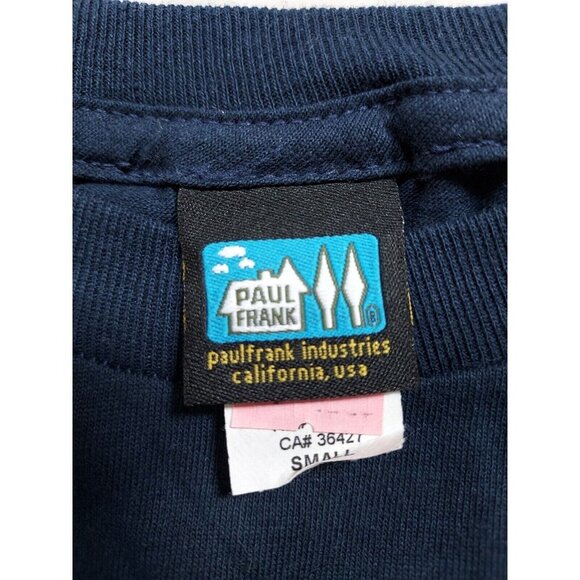 Vintage Paul Frank Tshirt, Moped, Navy, Small - Picture 3 of 4